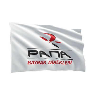 Logolu Gönder Bayrağı 70x105 cm Raşel Kumaş