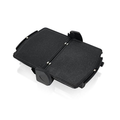Arnica GH26262 Ayvalık Stil Siyah Tost Makinesi
