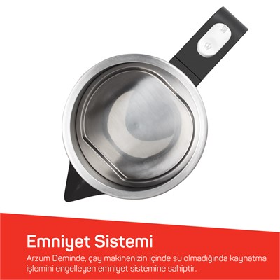 Arzum AR3129 Deminde İnox Çay Makinesi