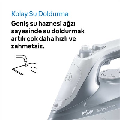 BRAUN TEXSTYLE7 BUHARLI ÜTÜ SI7088GY