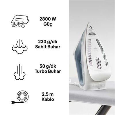 BRAUN TEXSTYLE7 BUHARLI ÜTÜ SI7088GY