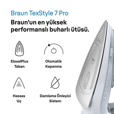 BRAUN TEXSTYLE7 BUHARLI ÜTÜ SI7088GY