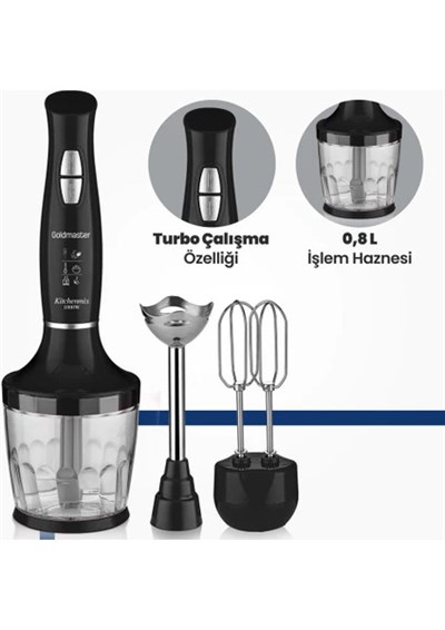 Goldmaster IN-6140 Kitchenmix Blender Seti 