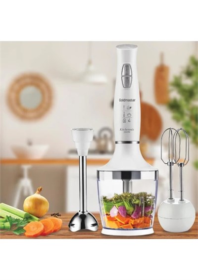 Goldmaster Kitchenmix IN-6140 Beyaz Blender Seti