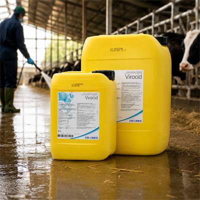 Virocid® Virüs, Bakteri ve Mantarlara Karşı Geniş Spektrumlu Ahır ve Çiftlik Dezenfektanı | 20 L