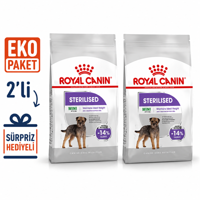 Royal Canin CCN Mini Steril Kısır Köpek Maması 3 kg X 2 'li Eko Paket 