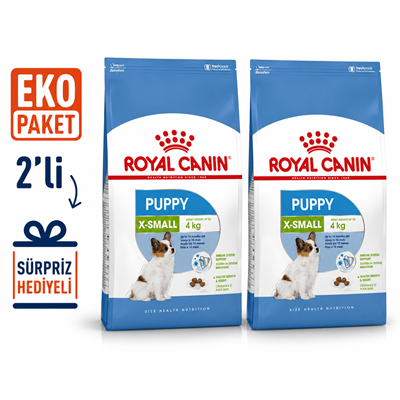Royal Canin Xsmall Puppy Yavru Köpek Maması 3 Kg X 2'li Eko Paket 