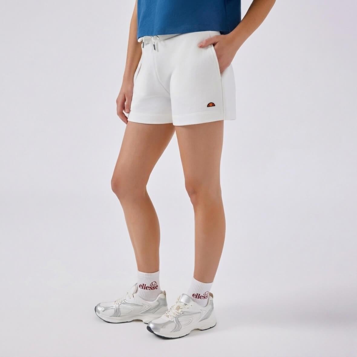 Ellesse 6SF4018-OF Kadın Şort - Kırık Beyaz