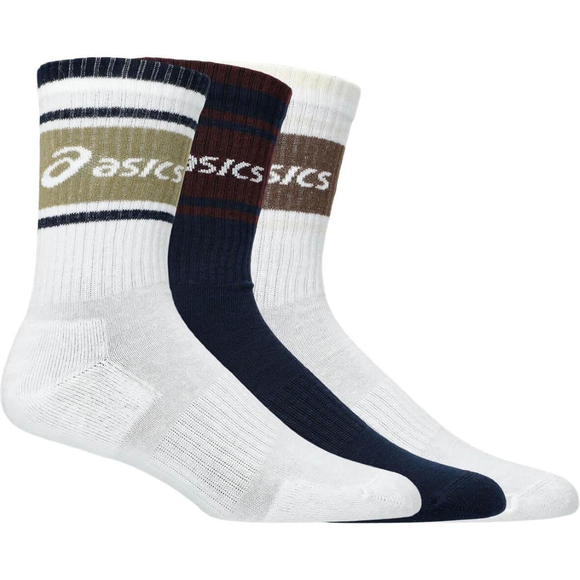 Asics 3 Pack Asics Logo Crew Sock Unisex Çorap - 3'lü Paket