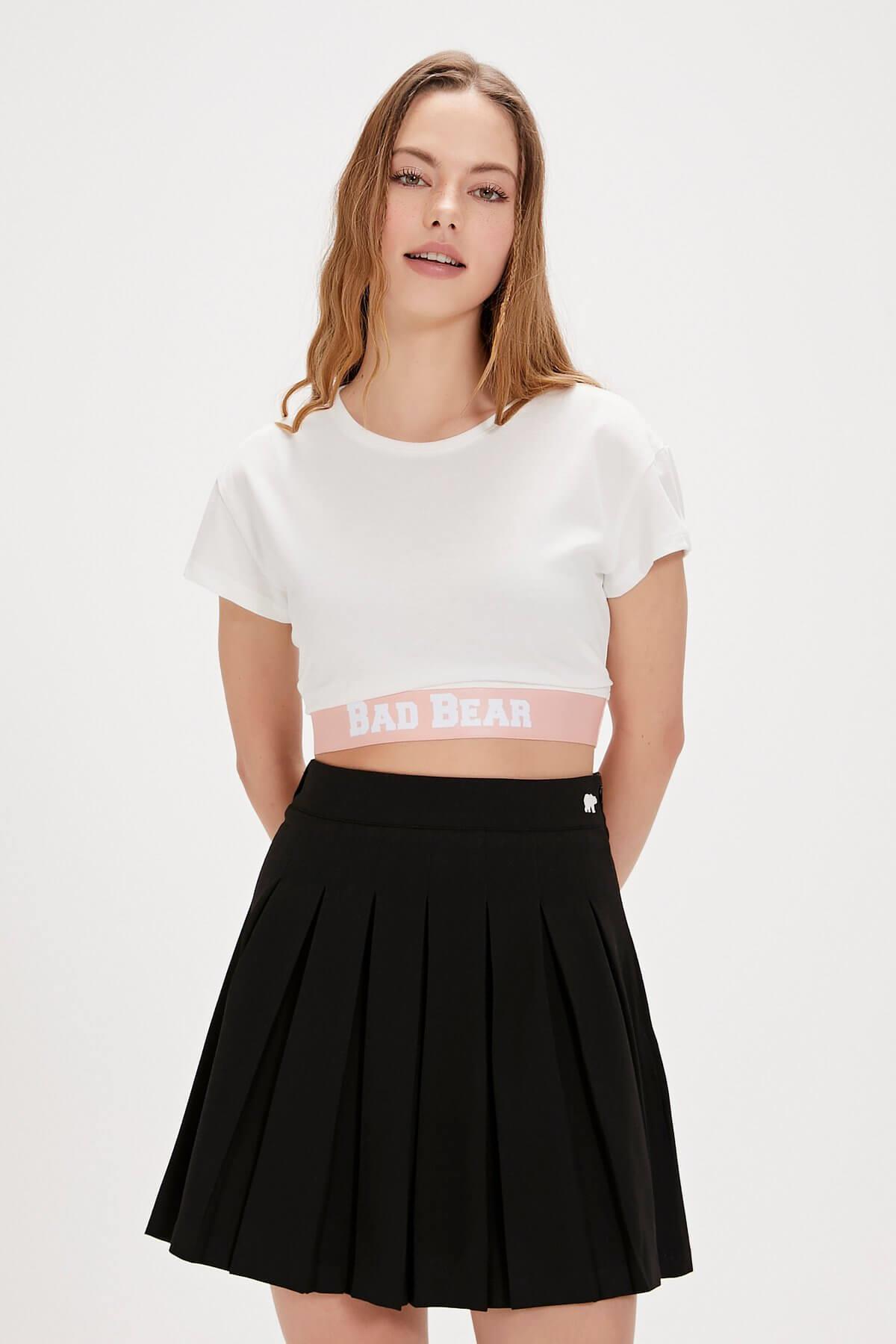 Bad Bear Della Kadın T-Shirt - Beyaz