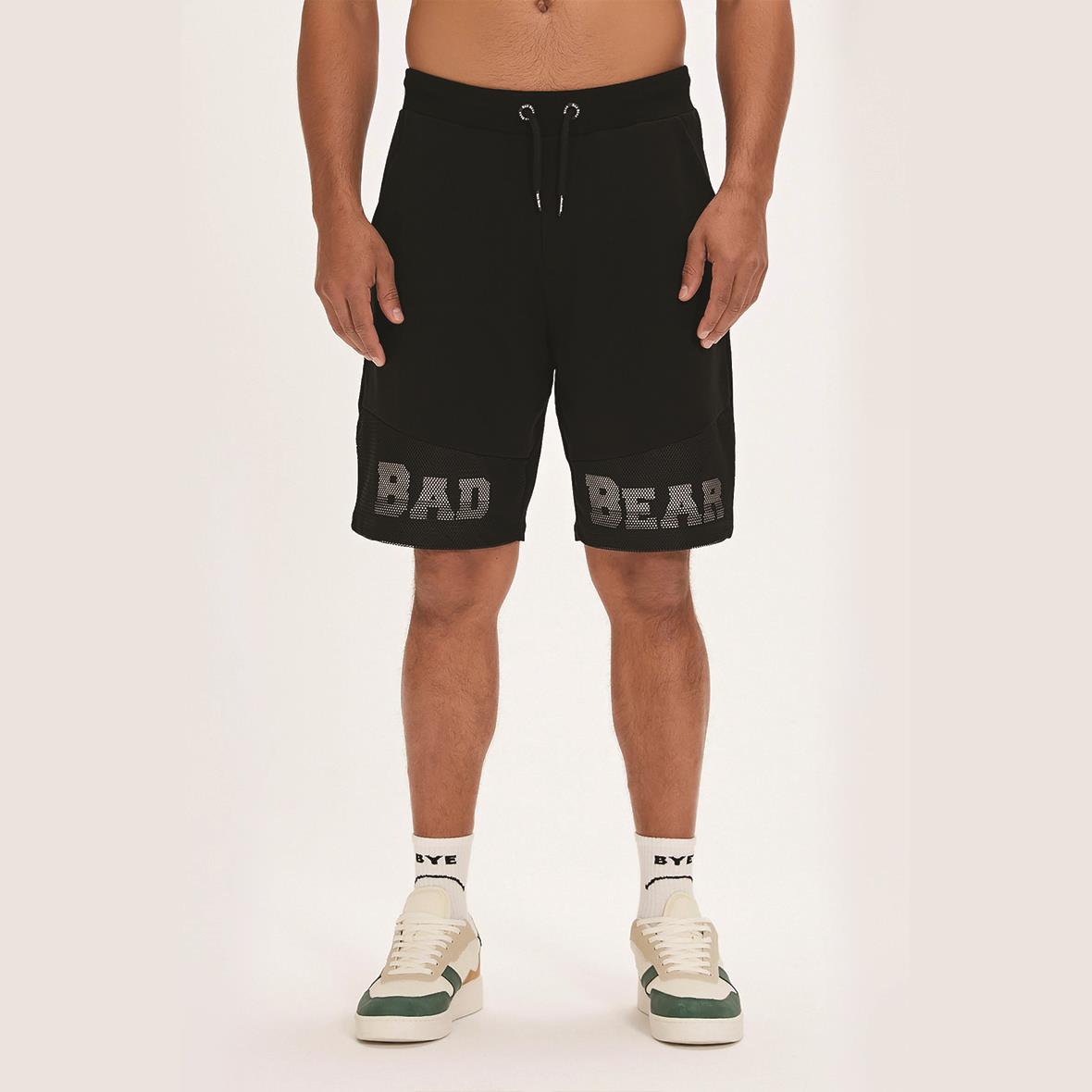 Bad Bear Grid Erkek Şort - Siyah