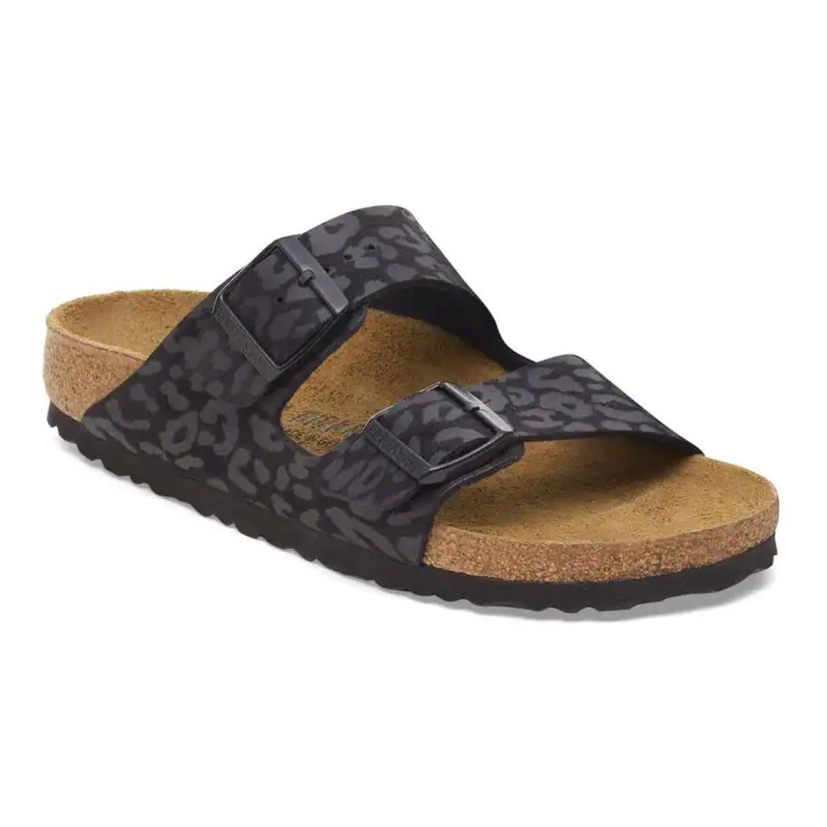 Birkenstock Arizona Kadın Terlik - Leopar / Siyah