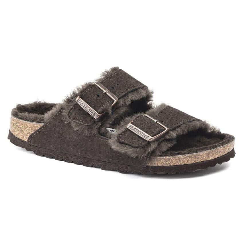 Birkenstock Arizona Shearling Kadın Terlik - Mocha
