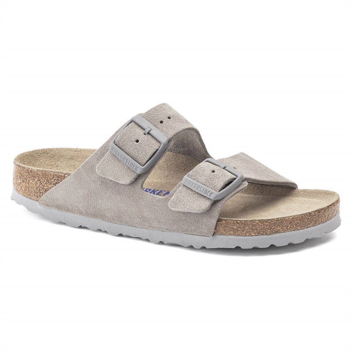 Birkenstock Arizona Soft Footbed Erkek Terlik - Stone Coin
