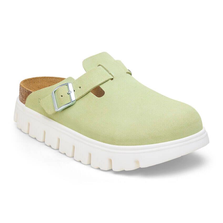 Birkenstock Boston Chunky Kadın Terlik - Lime
