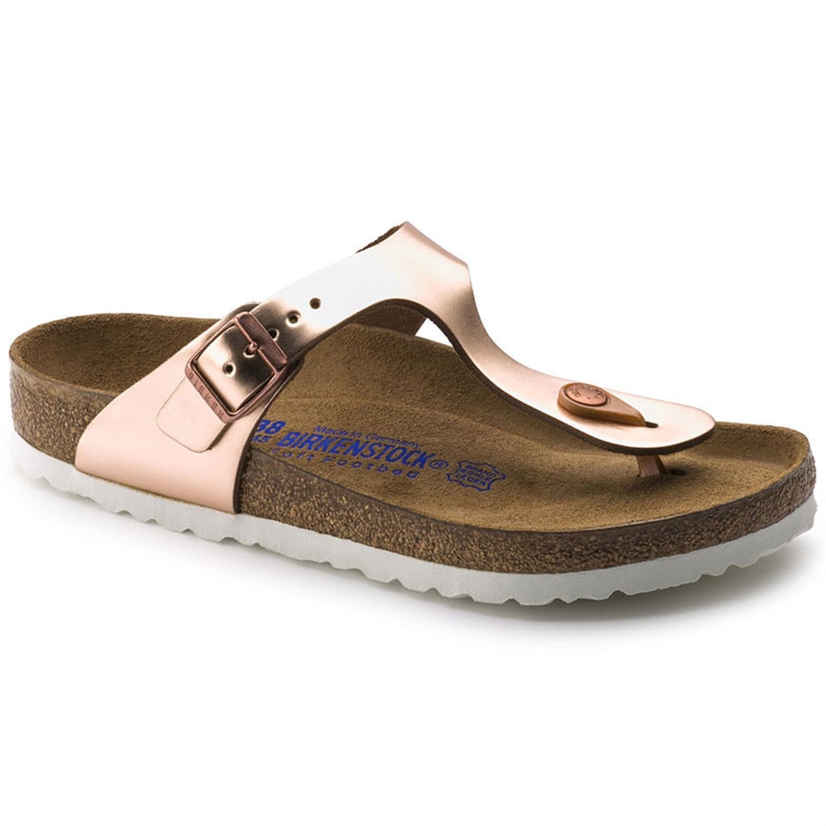 Birkenstock Gizeh Bayan Terlik & Sandalet - Metallic Copper