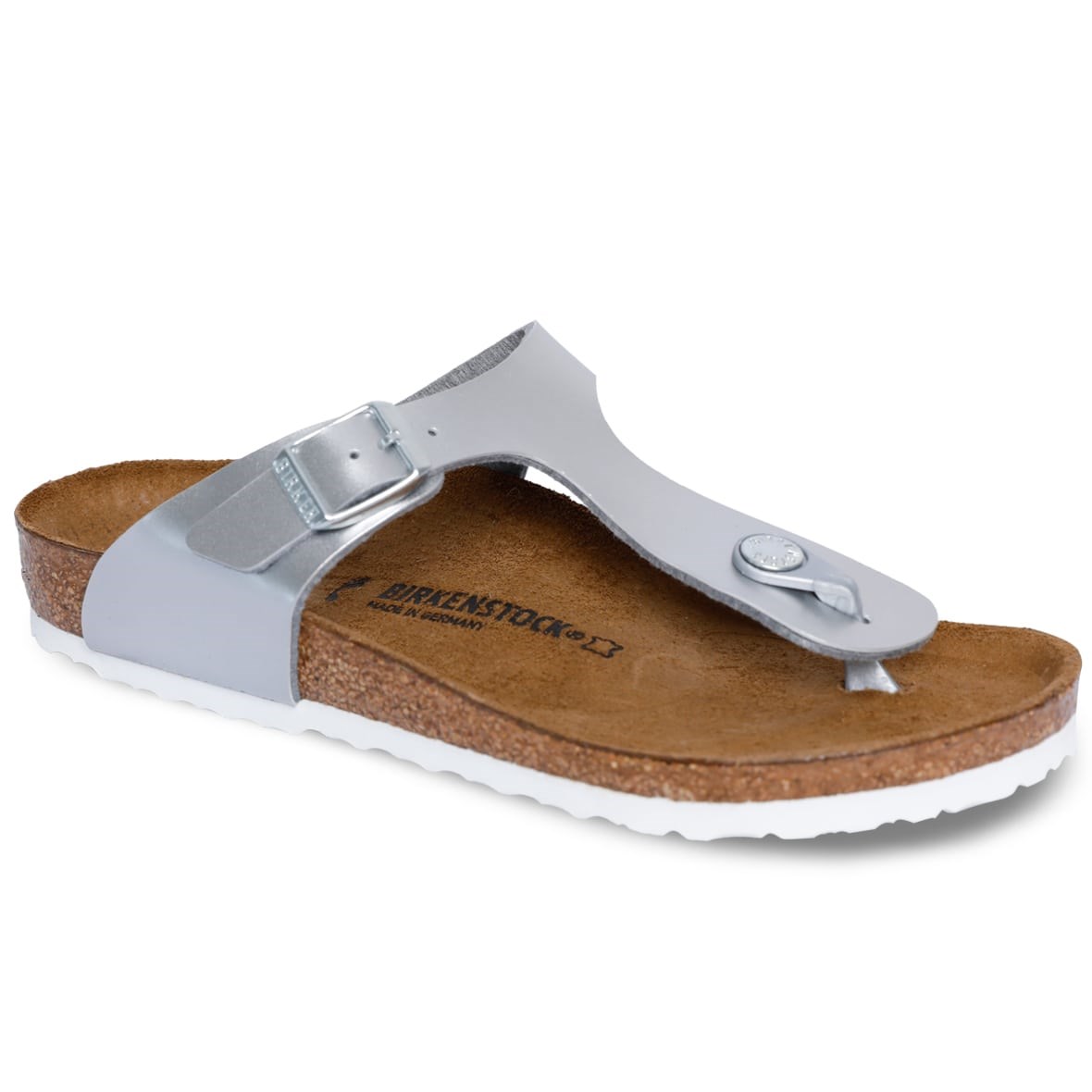 Birkenstock Gizeh Çocuk Terlik & Sandalet - Electric Metallic Silver