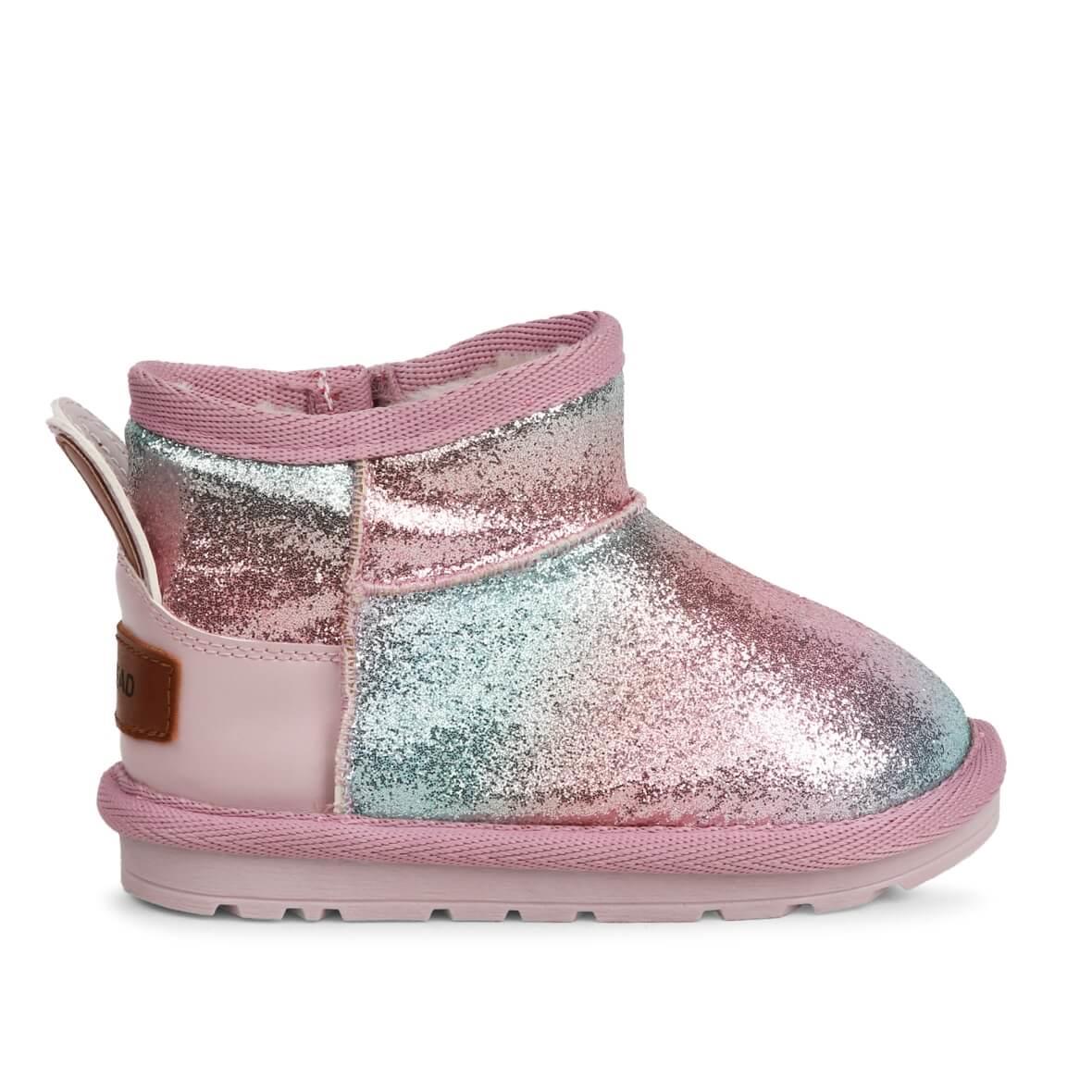 Buckhead Slide BUCK3060-BH009 Kürklü Çocuk Botu - Pembe