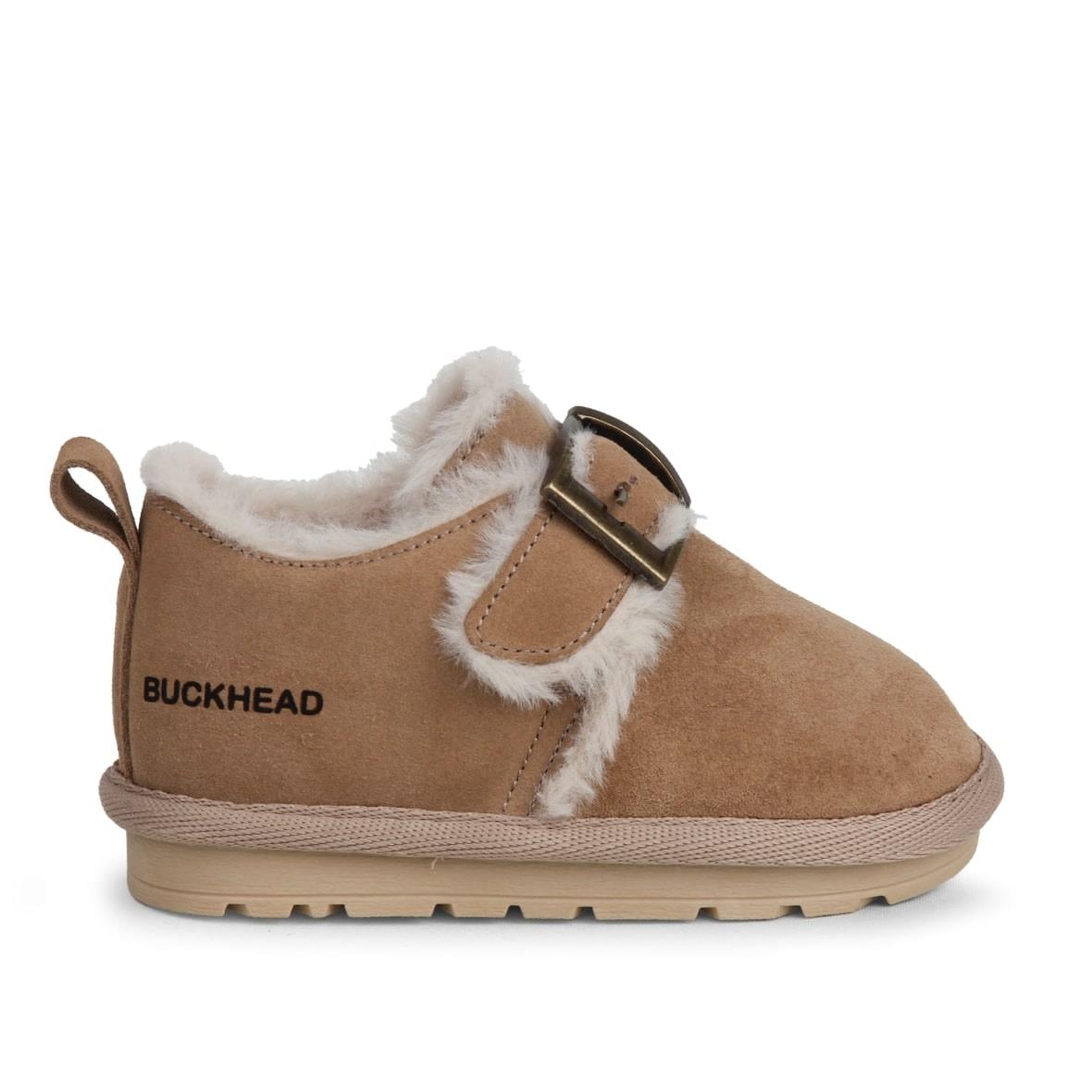 Buckhead Slide BUCK3066-BH011 Kürklü Çocuk Ayakkabı - Bej