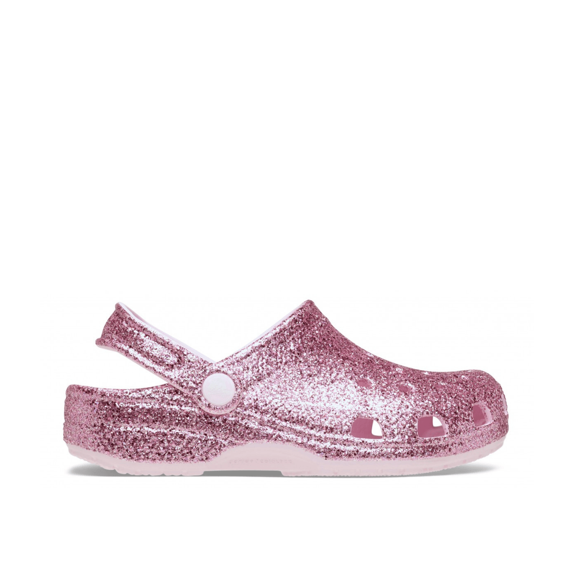 Crocs Classic Chunky Glitter Clog K Çocuk Terlik - Pembe