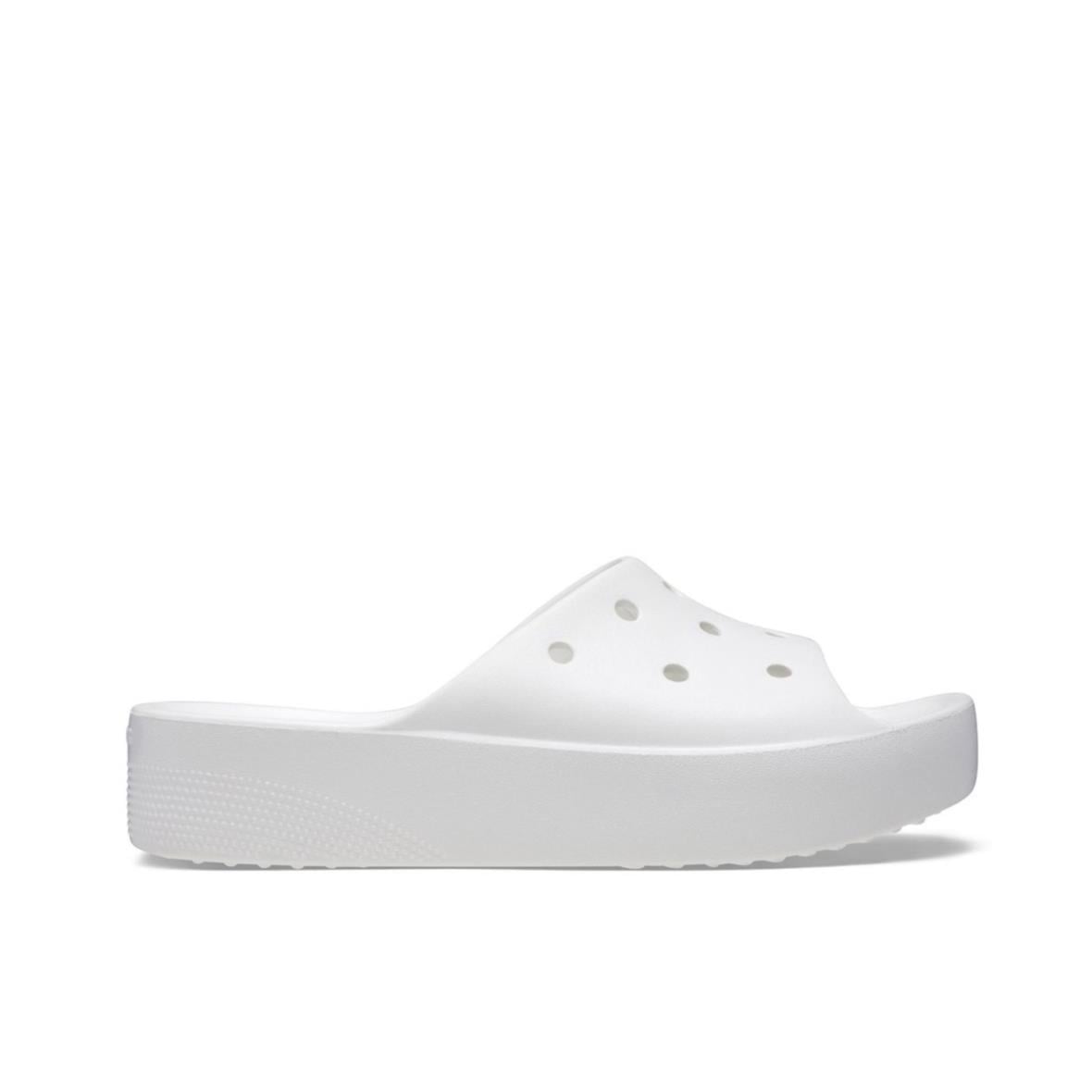 Crocs Classic Platform Slide Bayan Terlik - Beyaz