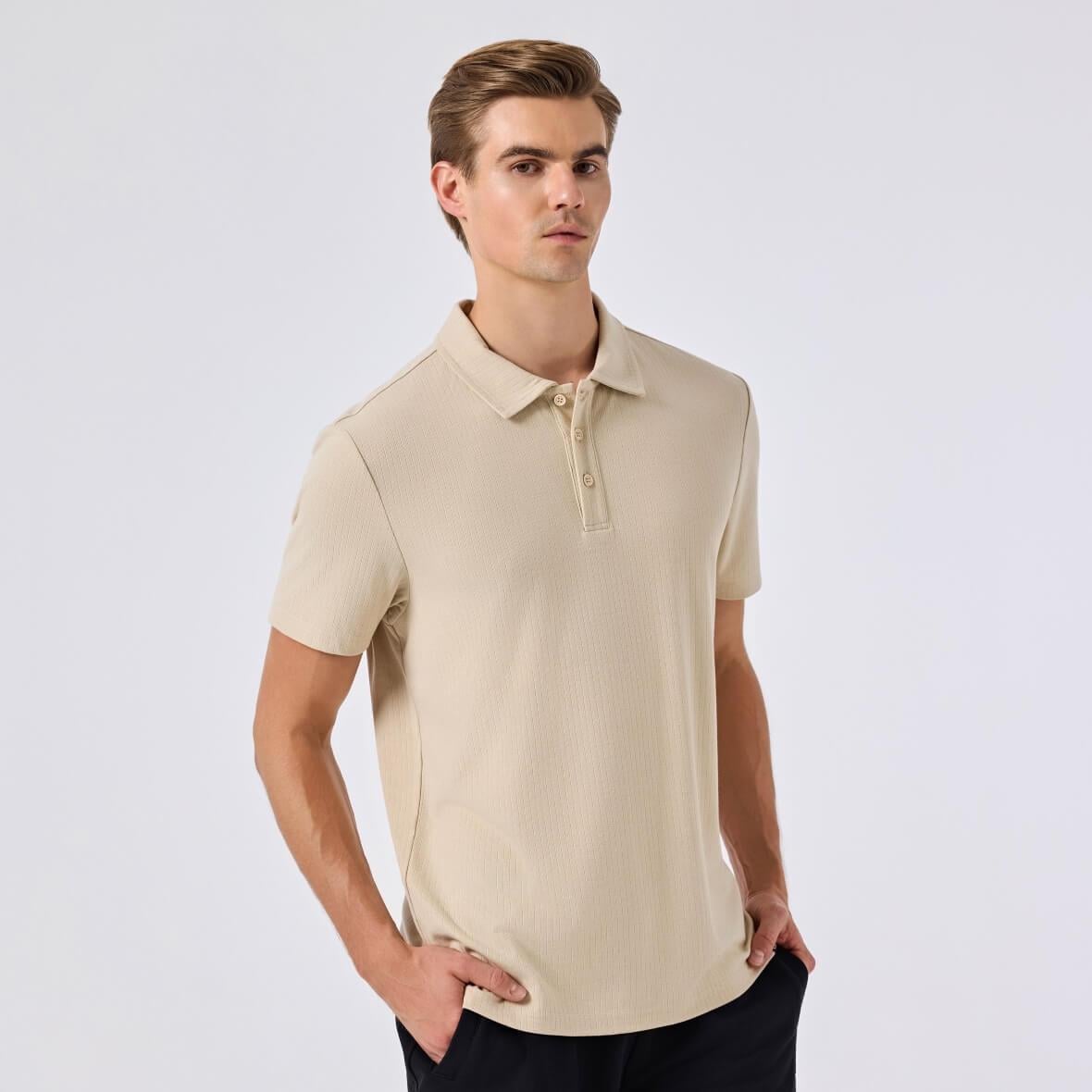 Ellesse 6SM5003-BG Polo Yaka Erkek T-Shirt - Bej