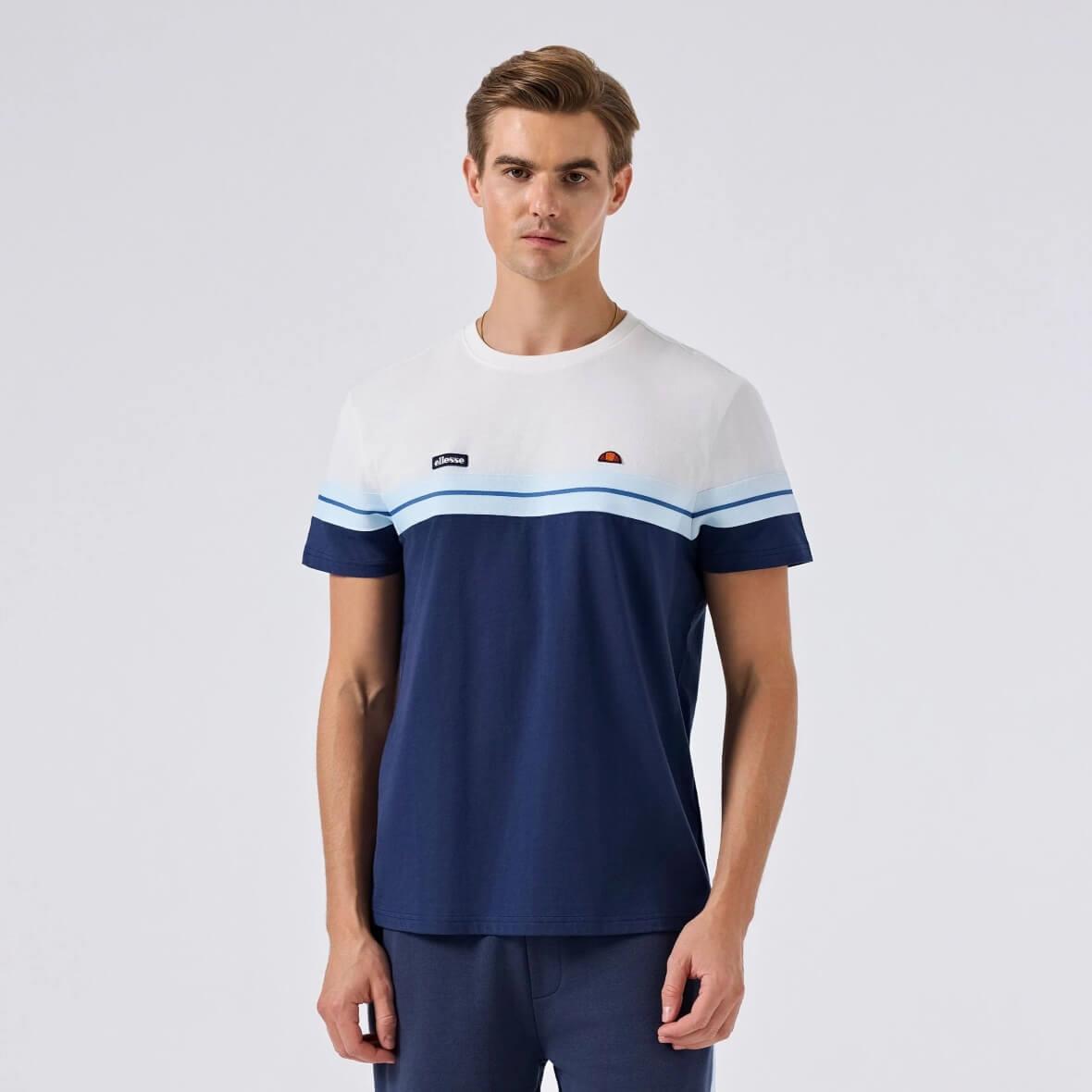 Ellesse 6SM5014-NV Bisiklet Yaka Erkek T-Shirt - Lacivert