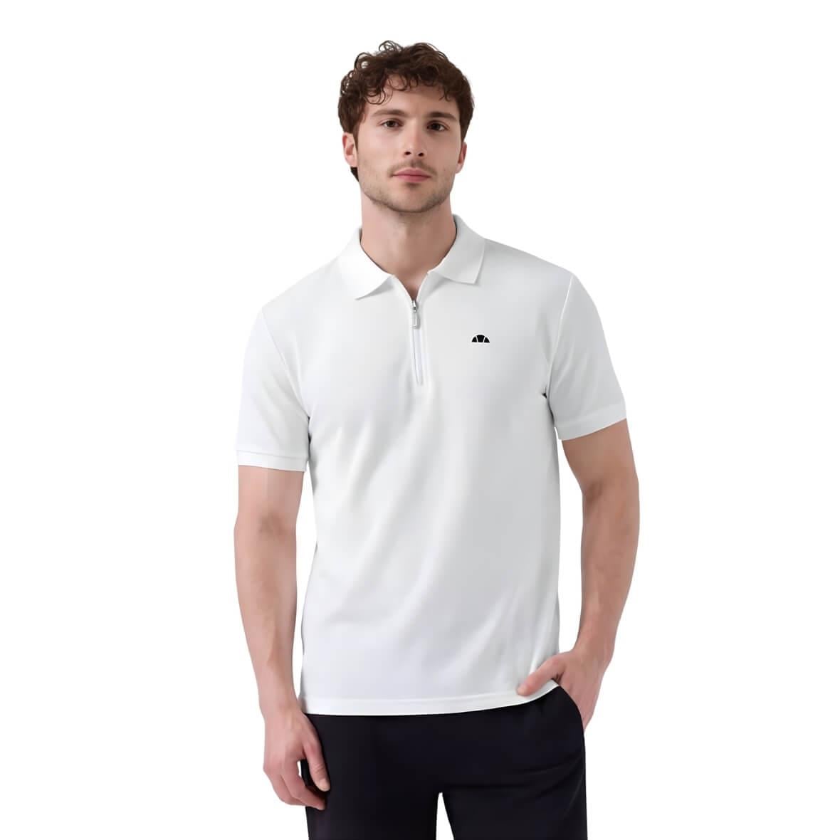 Ellesse 6SM5048-OF Polo Yaka Erkek T-Shirt - Kırık Beyaz