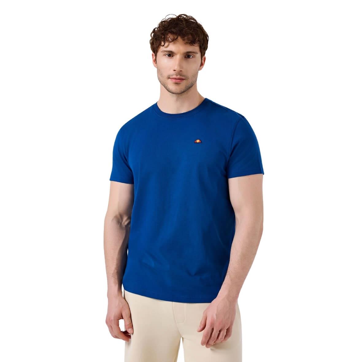 Ellesse 6SM5069-BL Bisiklet Yaka Erkek T-Shirt - Mavi