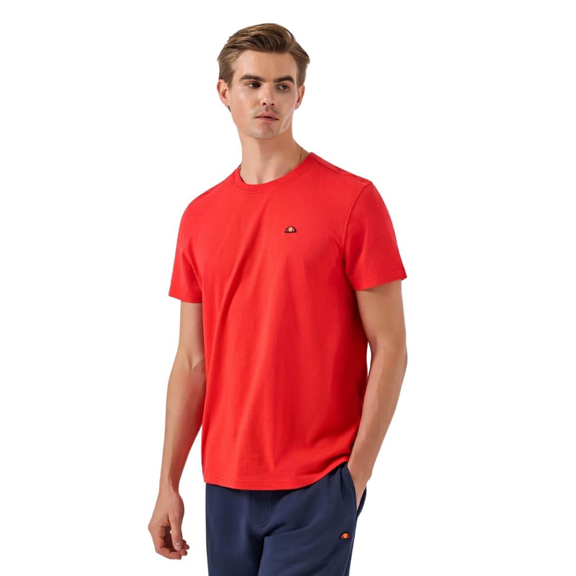 Ellesse 6SM5069-RD Bisiklet Yaka Erkek T-Shirt - Kırmızı