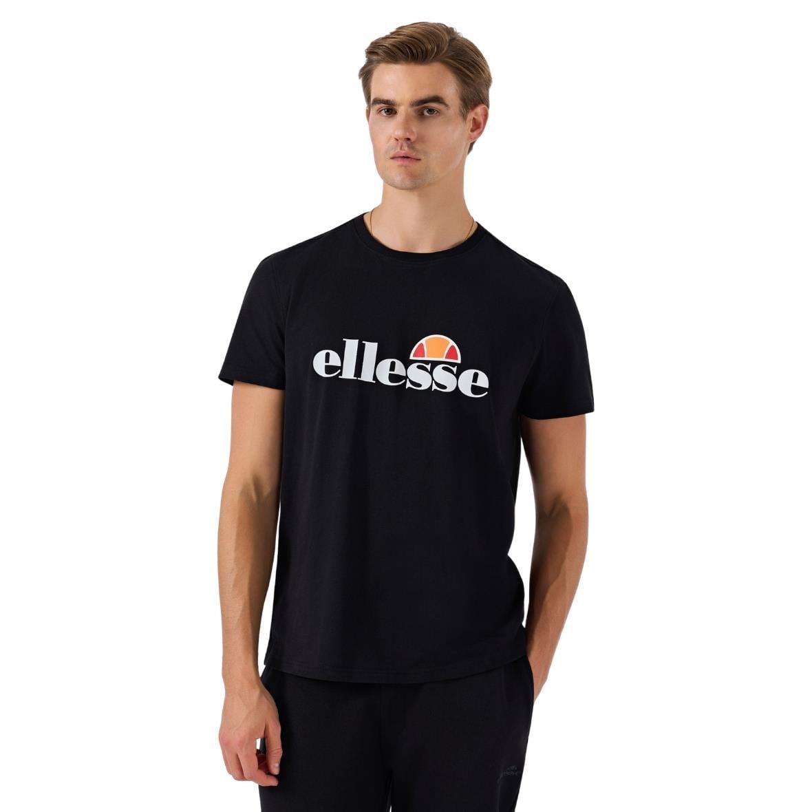 Ellesse 6SM5070-BK Bisiklet Yaka Erkek T-Shirt - Siyah