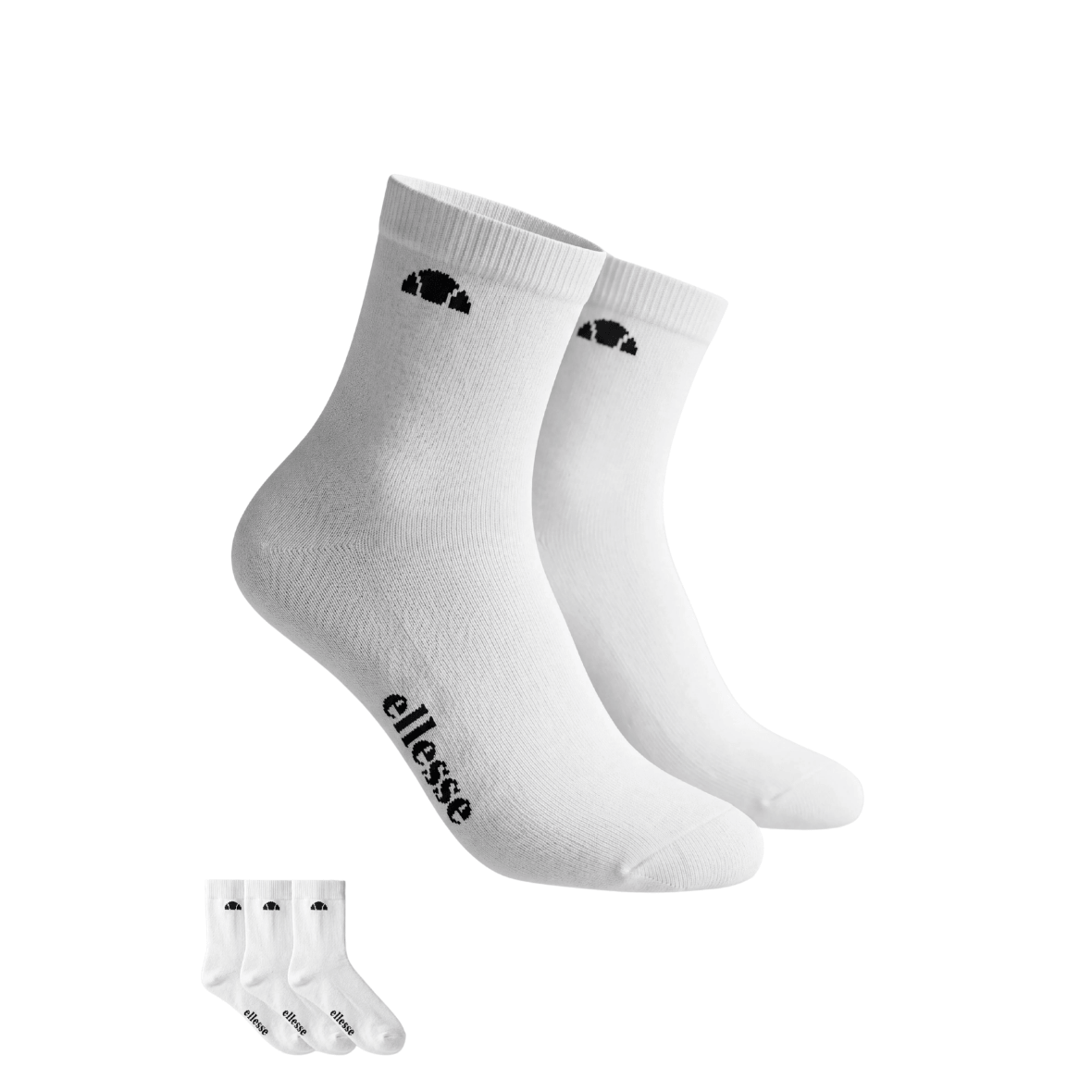 Ellesse 6SM9019-OF Erkek 3'lü Çorap - Beyaz