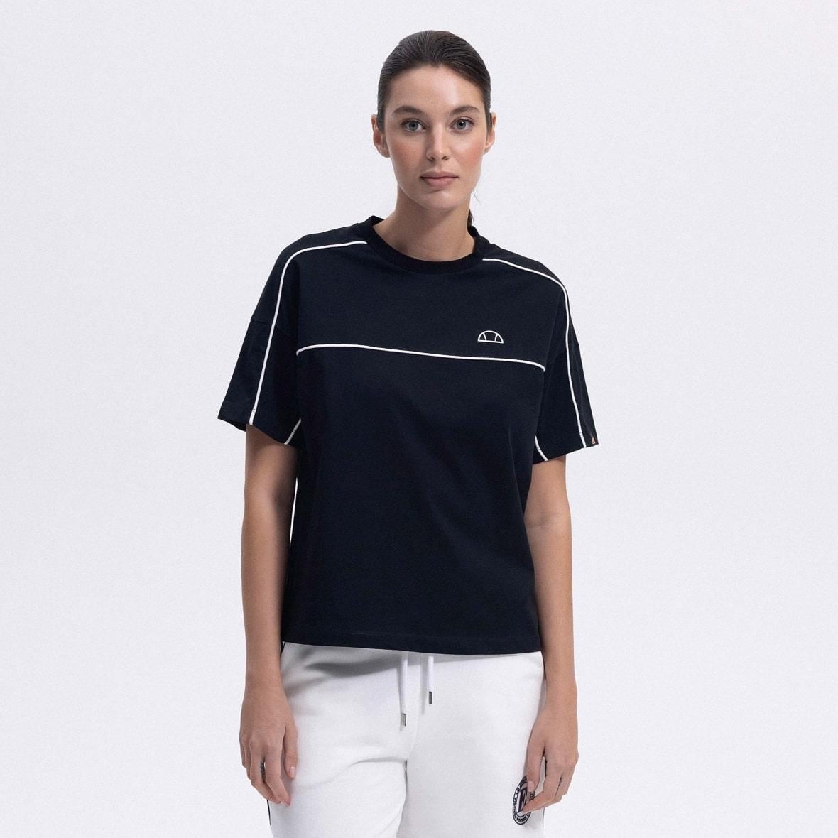 Ellesse EF389-BK Kadın T-Shirt - Siyah