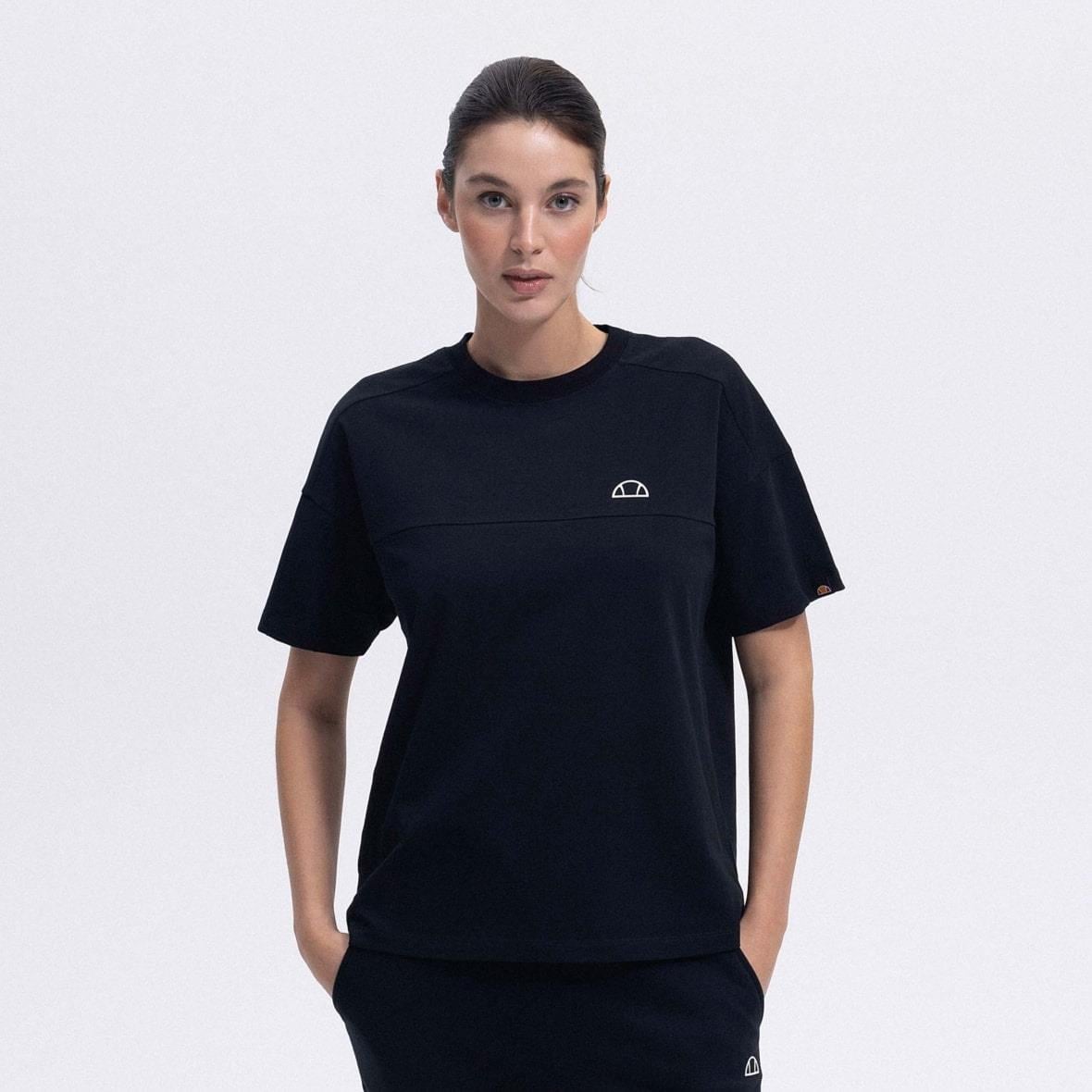 Ellesse EF394-BK Oversize Tee Kadın T-Shirt - Siyah