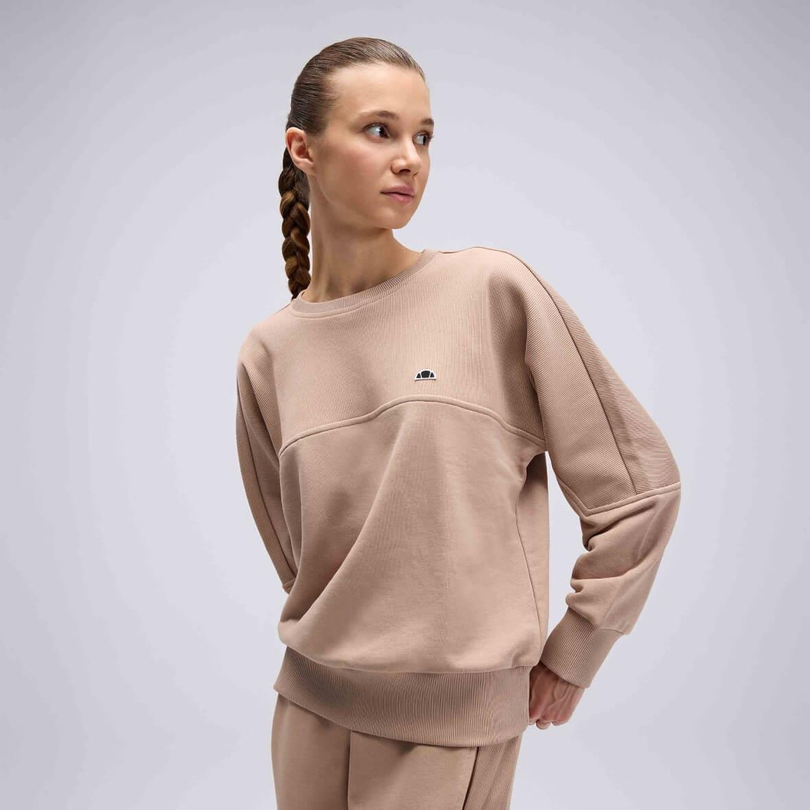 Ellesse EF567-BG Kadın Sweatshirt - Bej