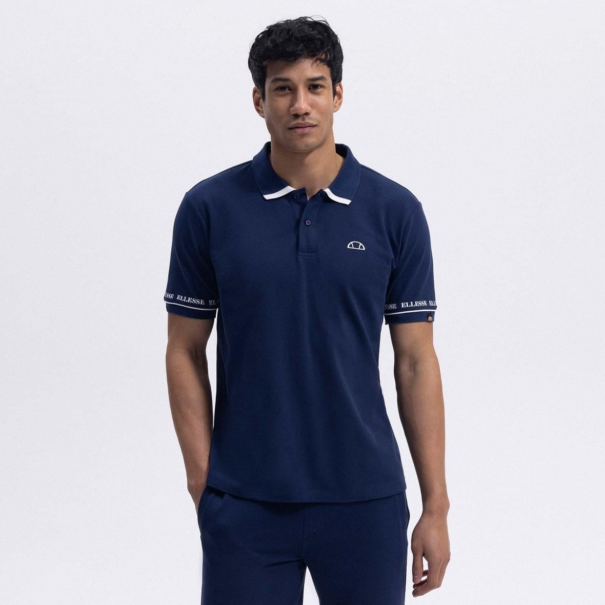 Ellesse EM375-NV Polo Yaka Erkek T-Shirt - Lacivert