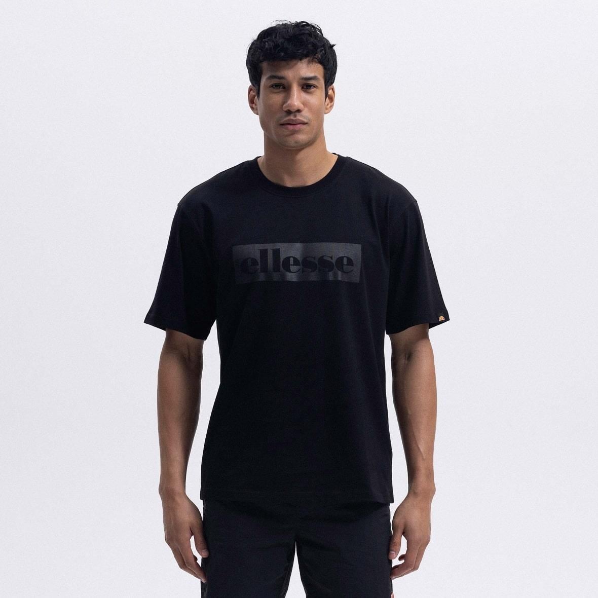 Ellesse EM390-BK Oversize Tee Erkek T-Shirt - Siyah
