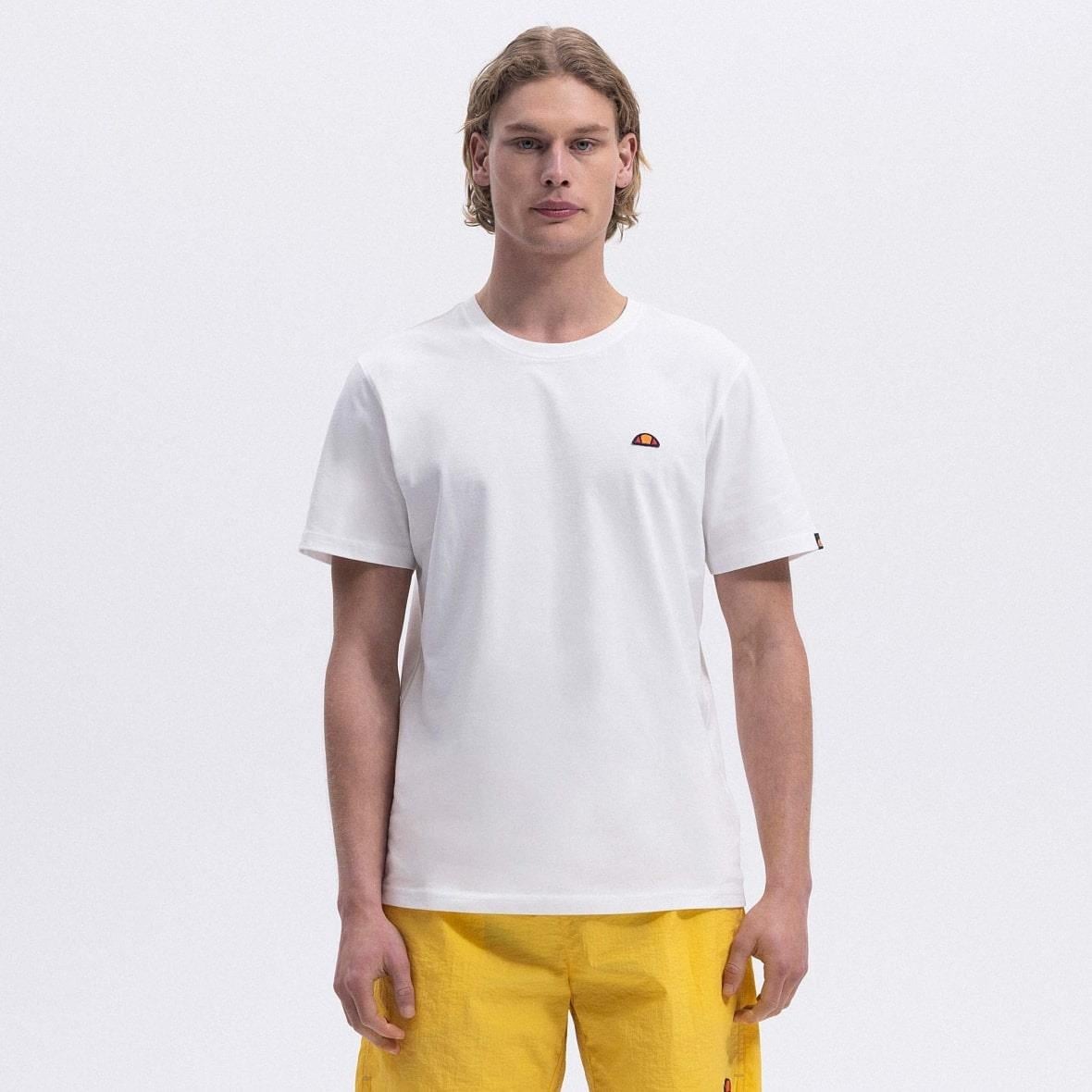 Ellesse EM461-OF Bisiklet Yaka Erkek T-Shirt - Kırık Beyaz