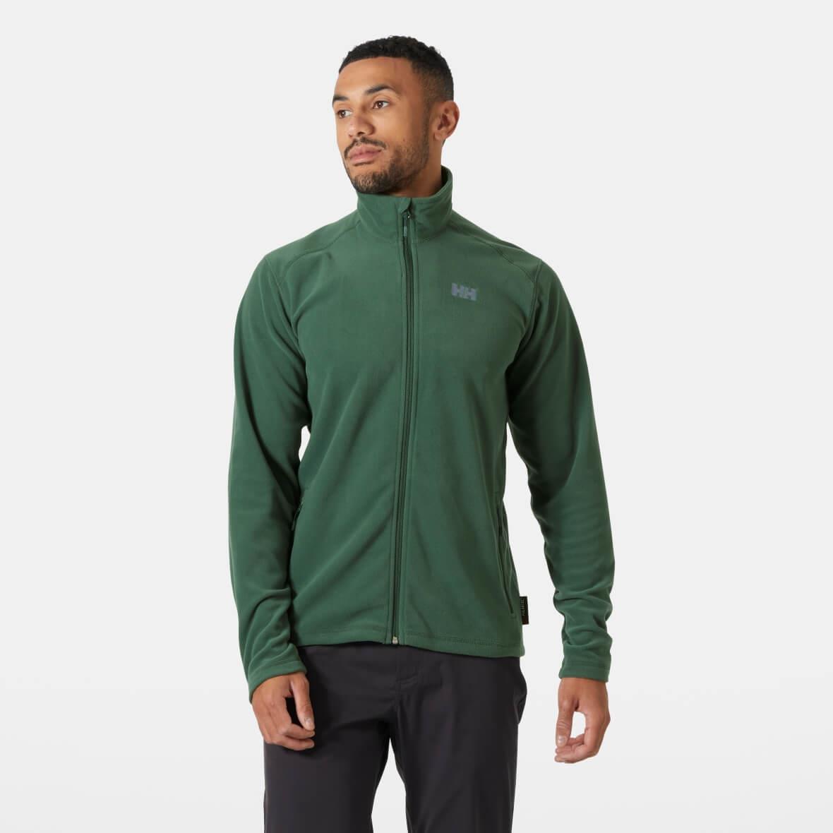 Helly Hansen Full Zip Polar Erkek Mont - Orman Yeşili