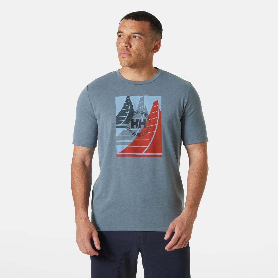 Helly Hansen HP Race Graphic Erkek T-Shirt - Mavi