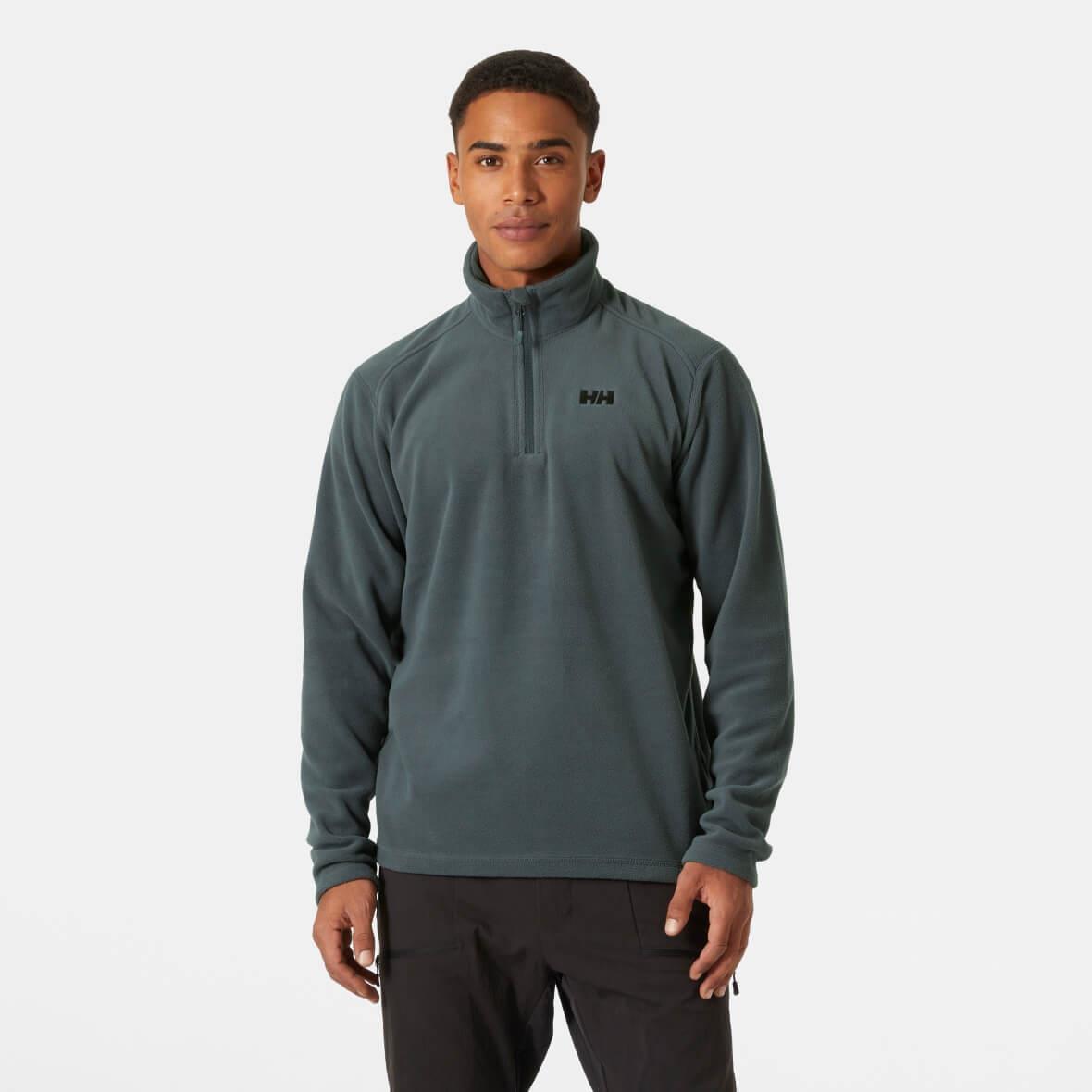 Helly Hansen Light Half Zip Polar Erkek Sweatshirt - Antrasit