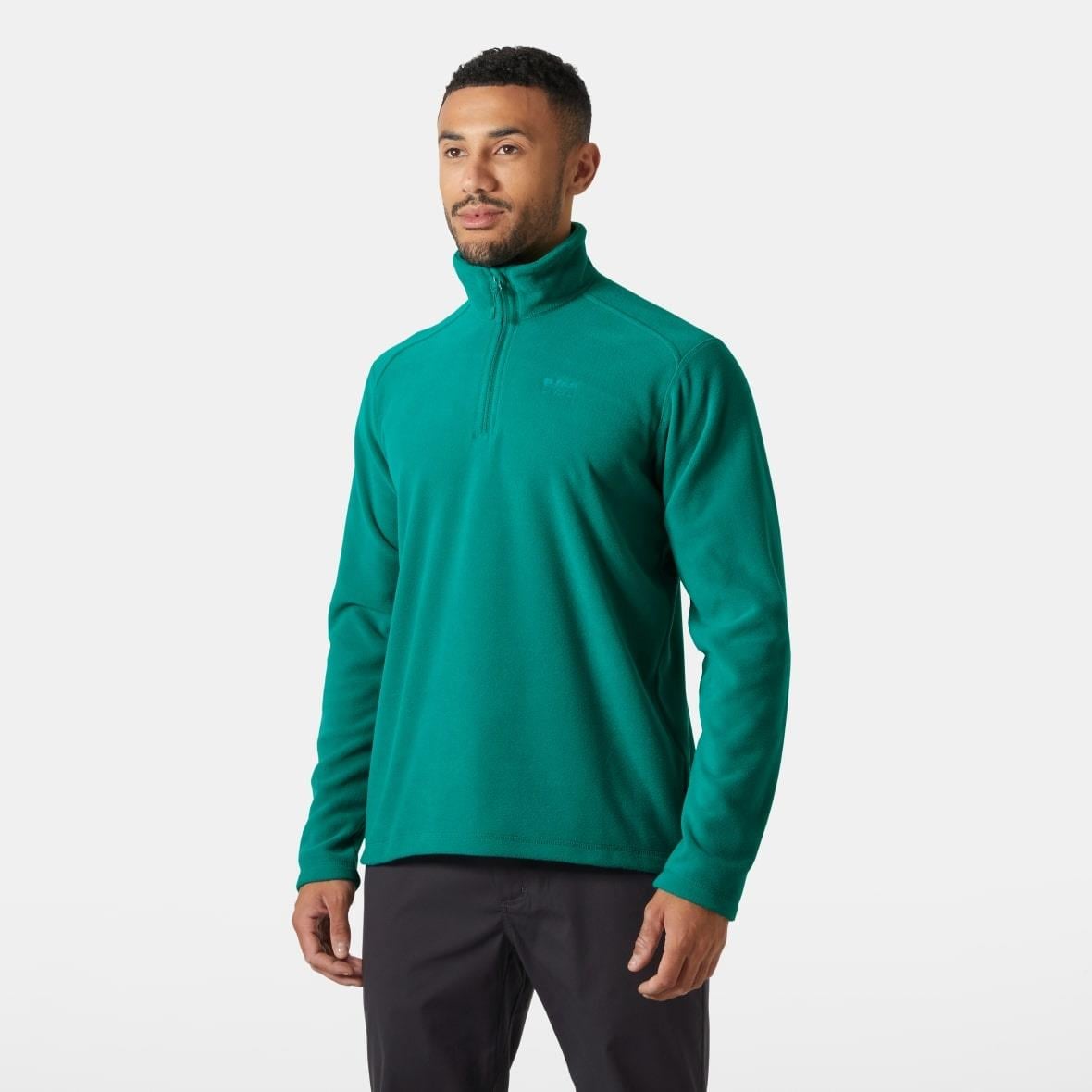 Helly Hansen Mount Polar Erkek Sweatshirt - Sinyal Yeşili