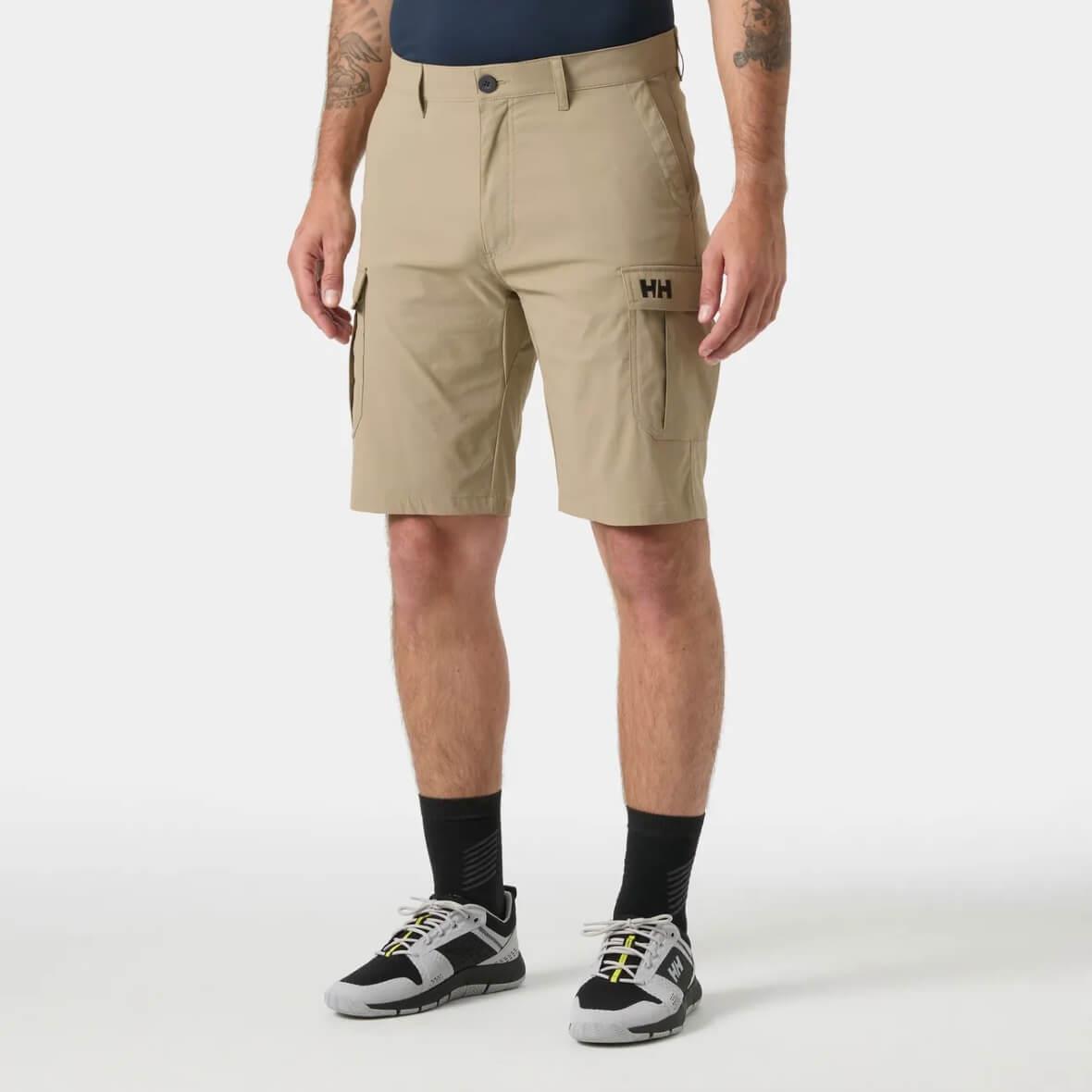 Helly Hansen Quick Dry Cargo Shorts 11 Erkek Şort - Çakıl Taşı