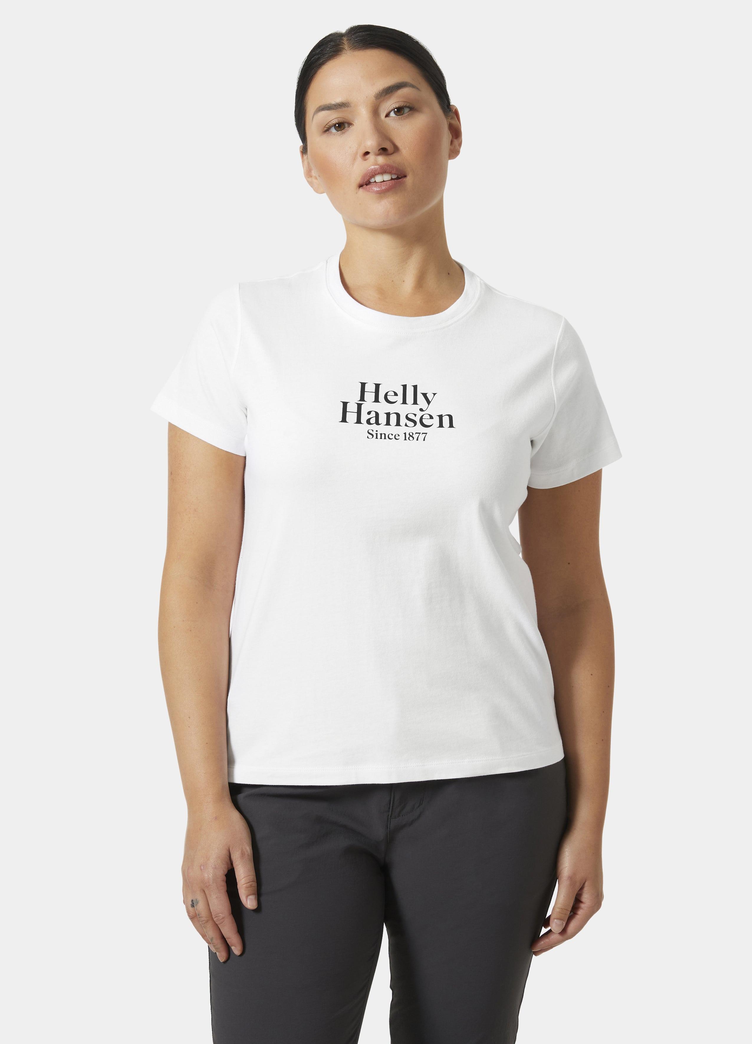 Helly Hansen W Core Graphic Kadın T-Shirt - Beyaz