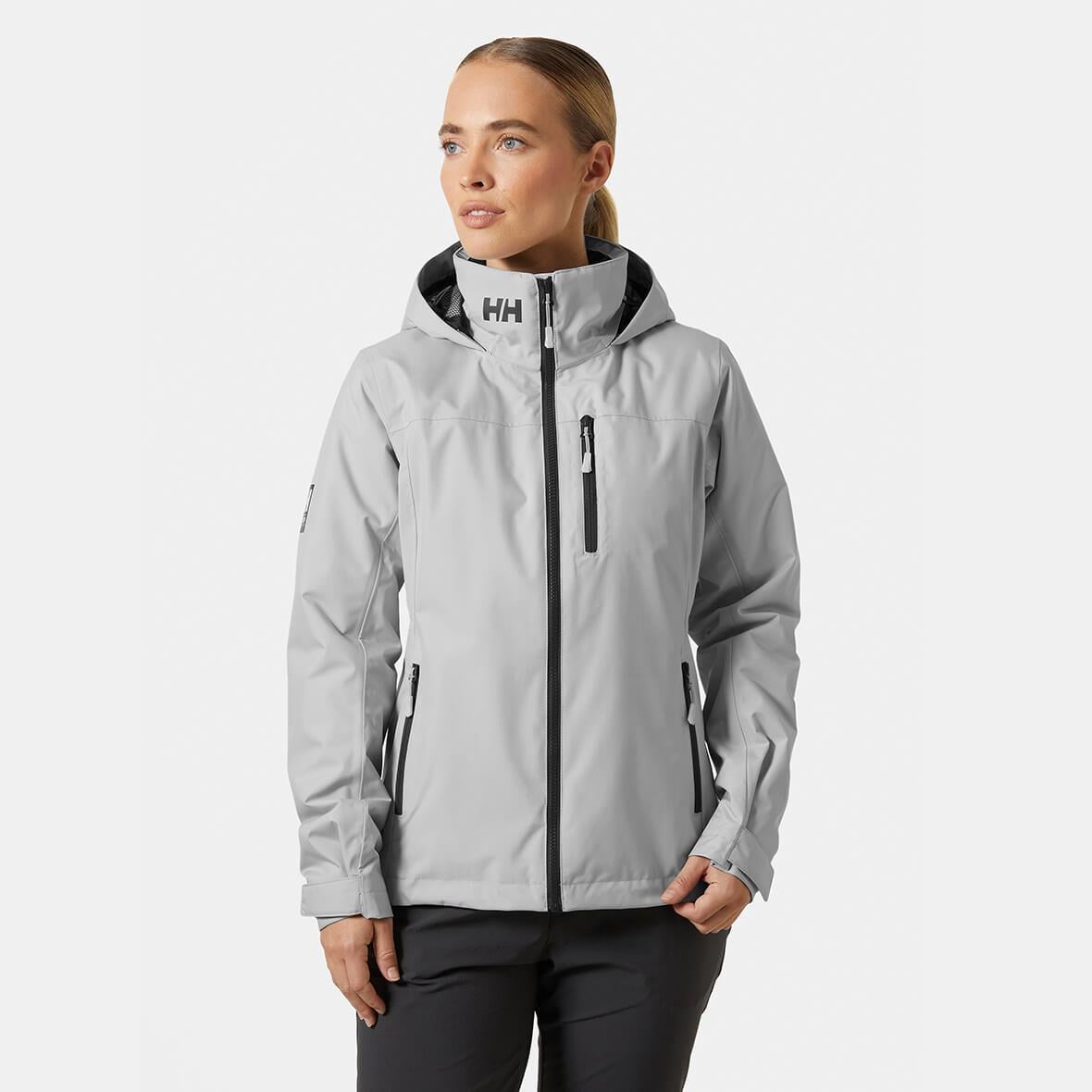 Helly Hansen W Crew Hooded Midlayer Jacket 2.0 Kadın Mont - Gri