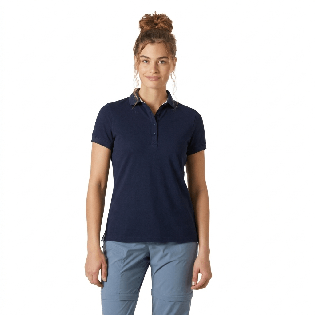 Helly Hansen W Crewline Polo Kadın T-Shirt - Lacivert