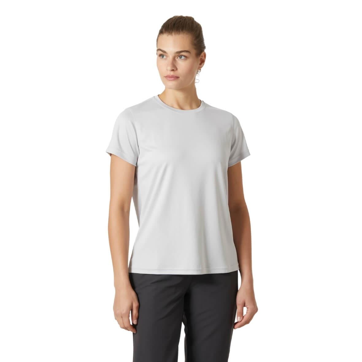 Helly Hansen W HH Tech Kadın T-Shirt - Gri