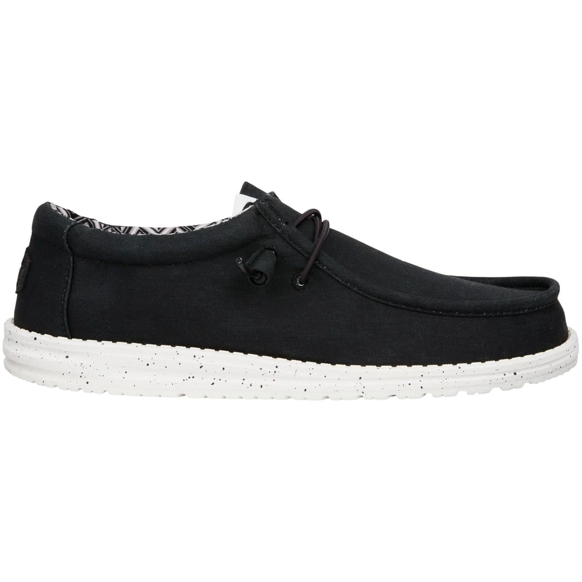 Hey Dude Wally Stretch Canvas Erkek Ayakkabı - Siyah