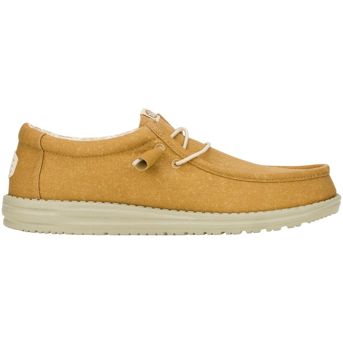Hey Dude Wally Stretch Canvas Erkek Ayakkabı - Hardal