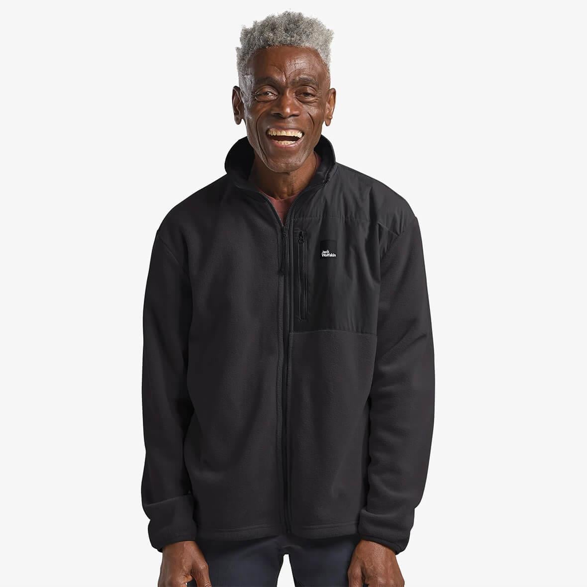 Jack Wolfskin Sumetro FZ M Erkek Polar Ceket - Siyah